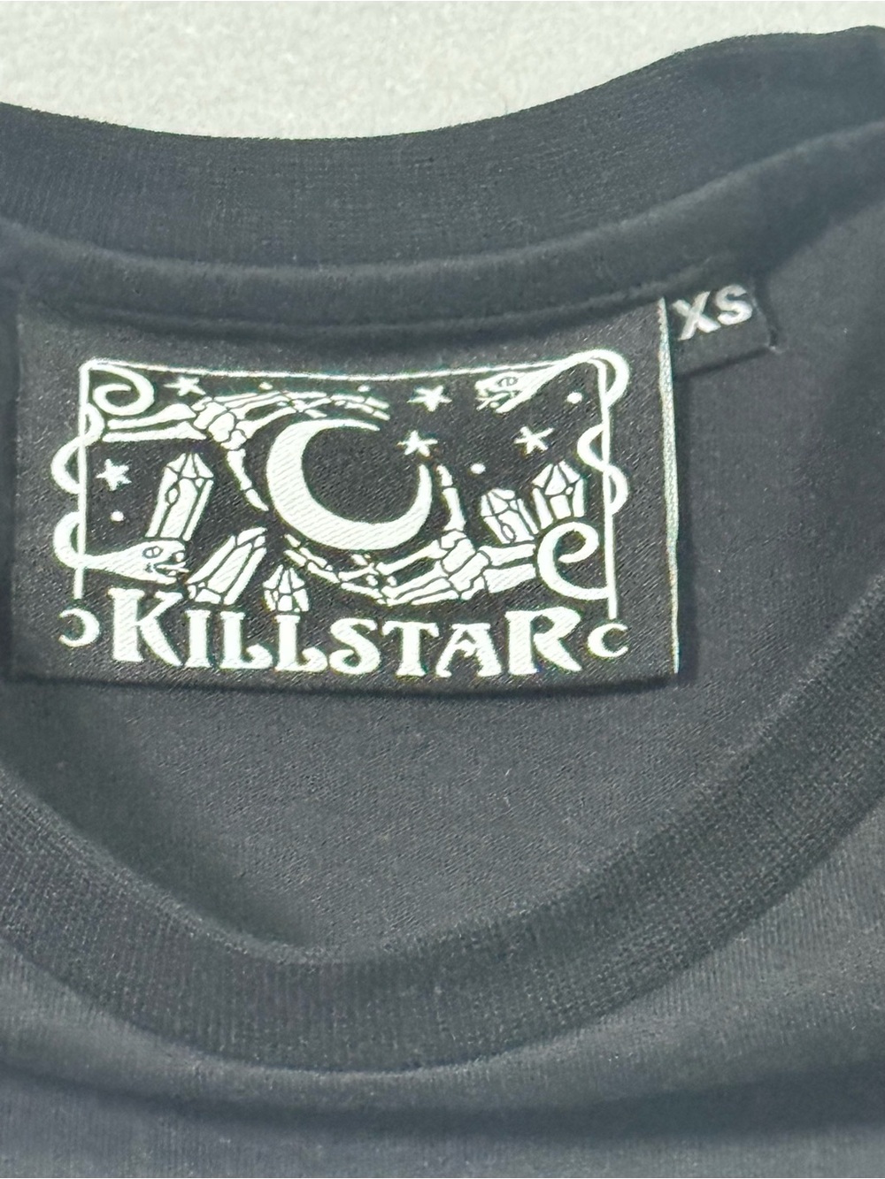 Killstar Black 'Love Hurts' Gothic Skull Long Sleeve Tee - Picture 12 of 13